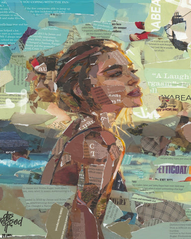 Fragmented Profile Collage