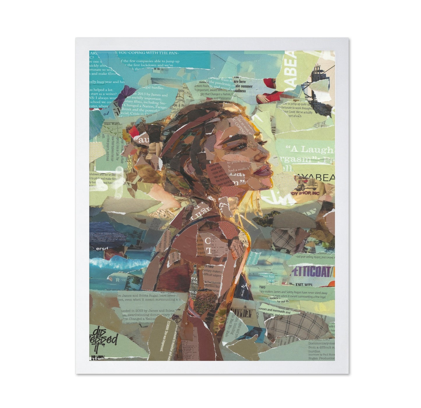 Fragmented Profile Collage