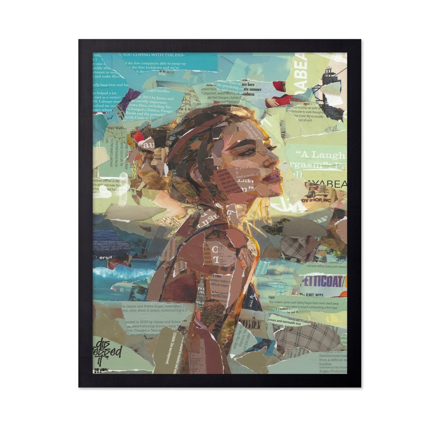 Fragmented Profile Collage