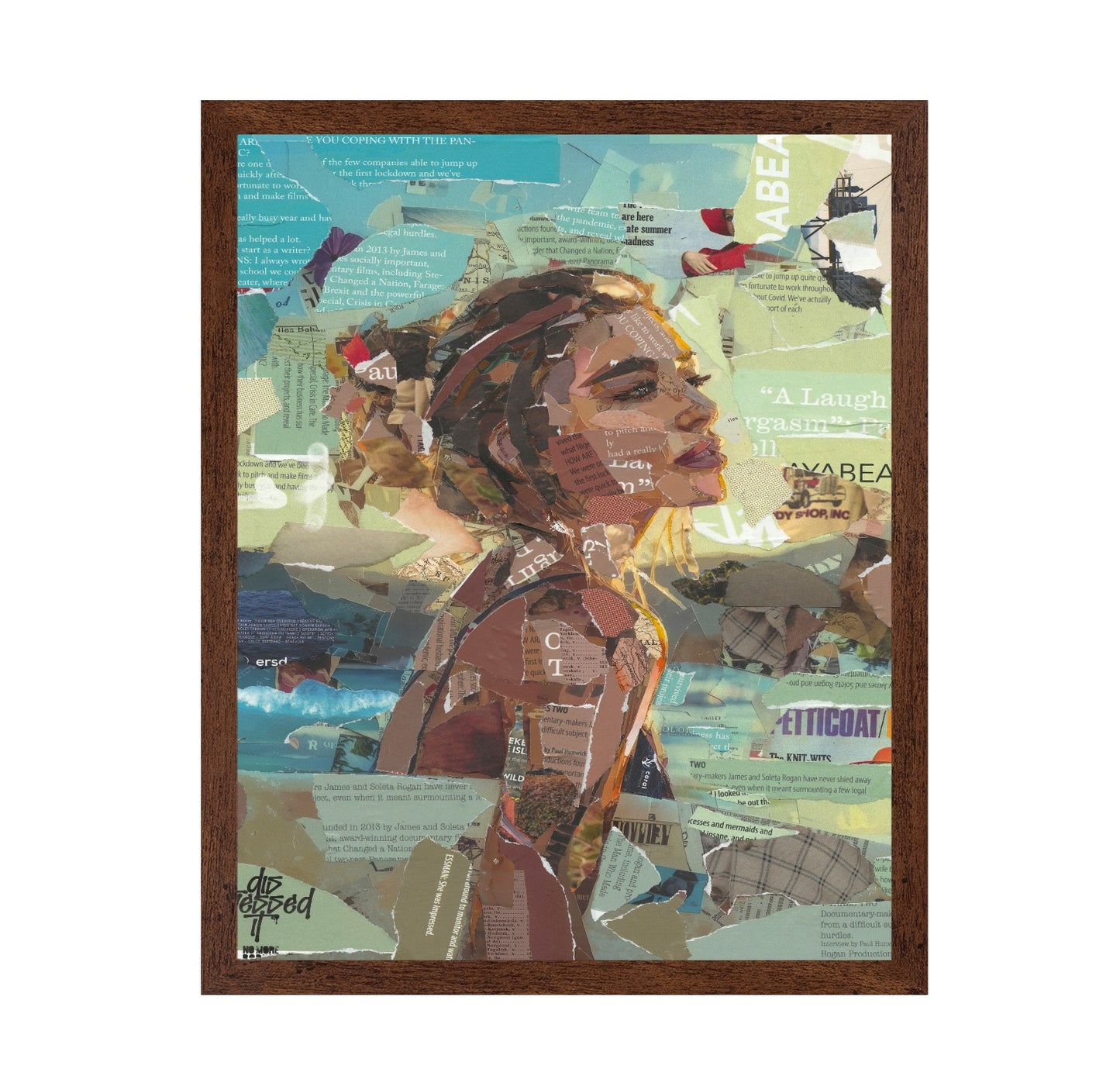 Fragmented Profile Collage