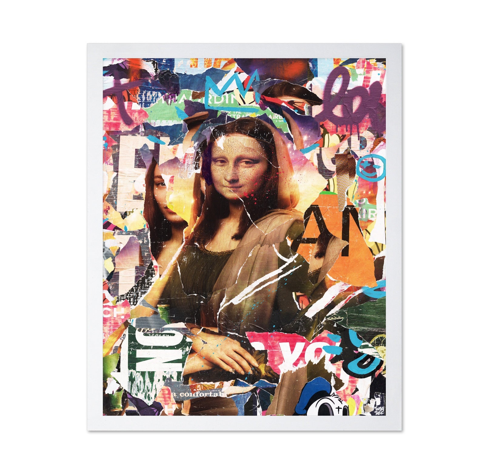 Mona Lisa Street Collage