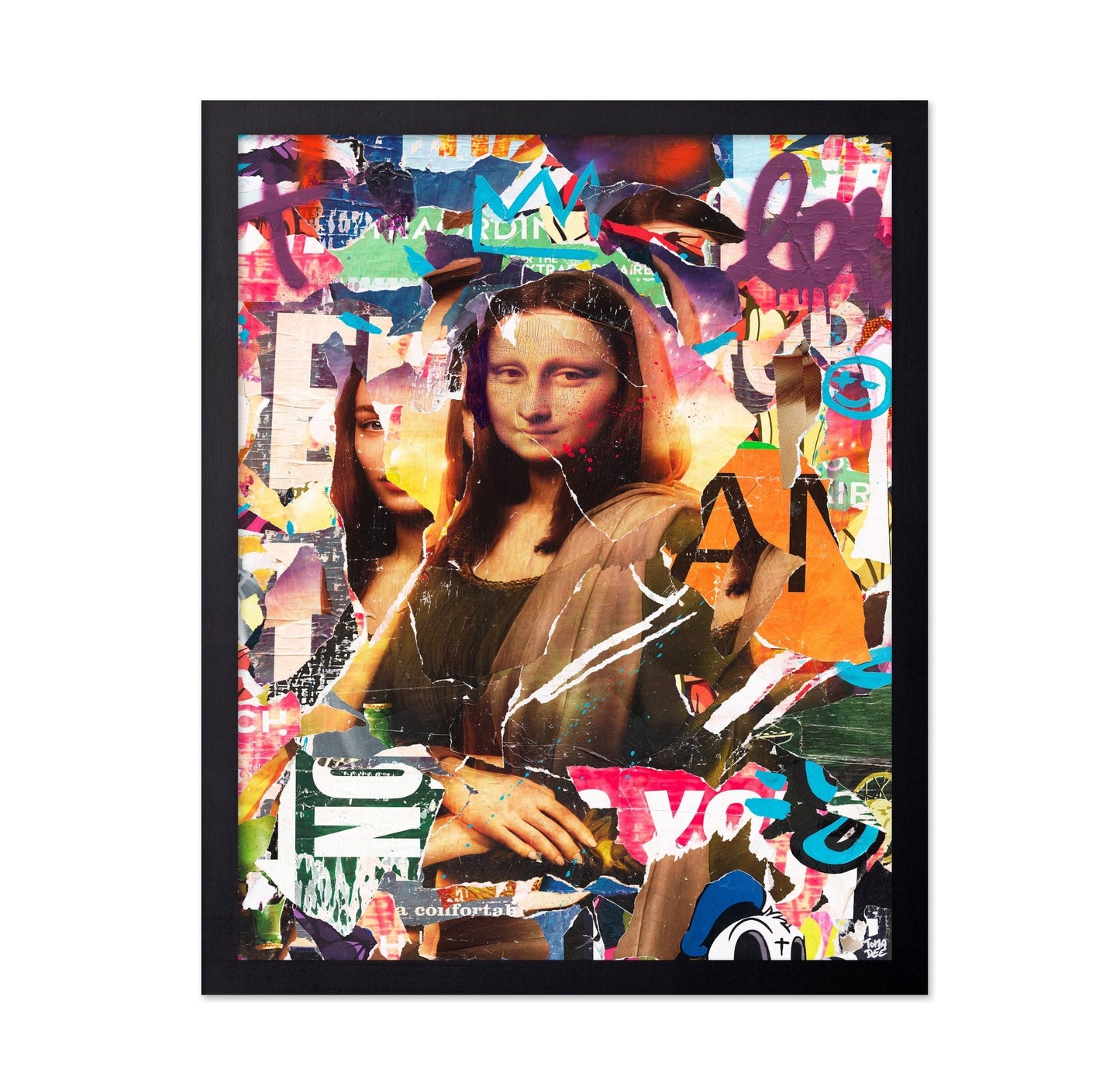 Mona Lisa Street Collage