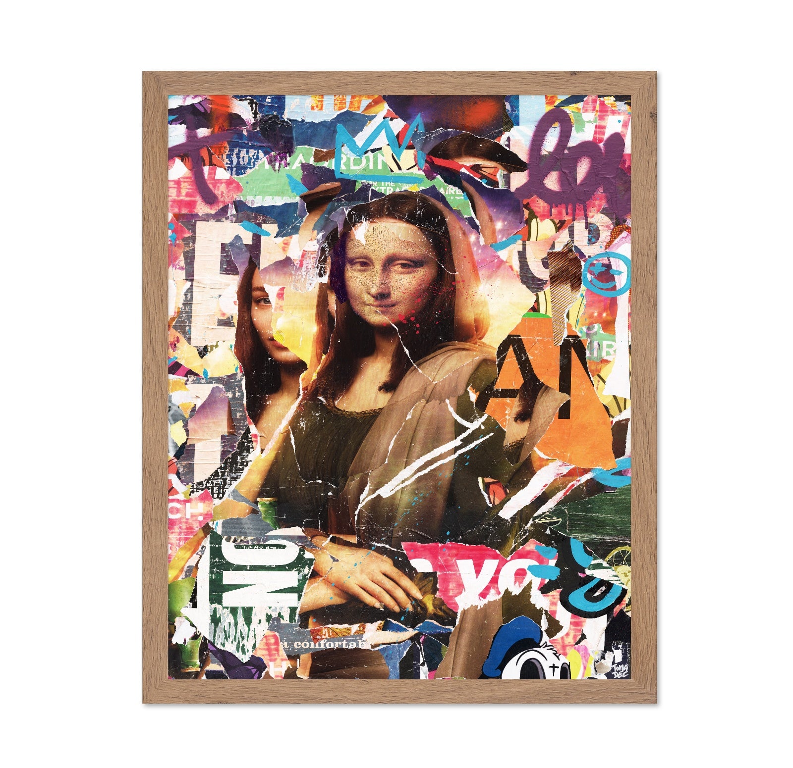 Mona Lisa Street Collage