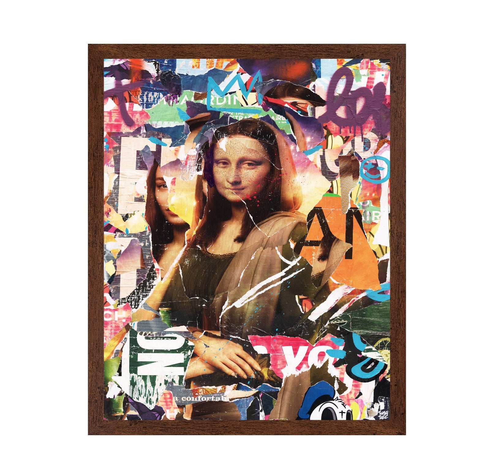 Mona Lisa Street Collage