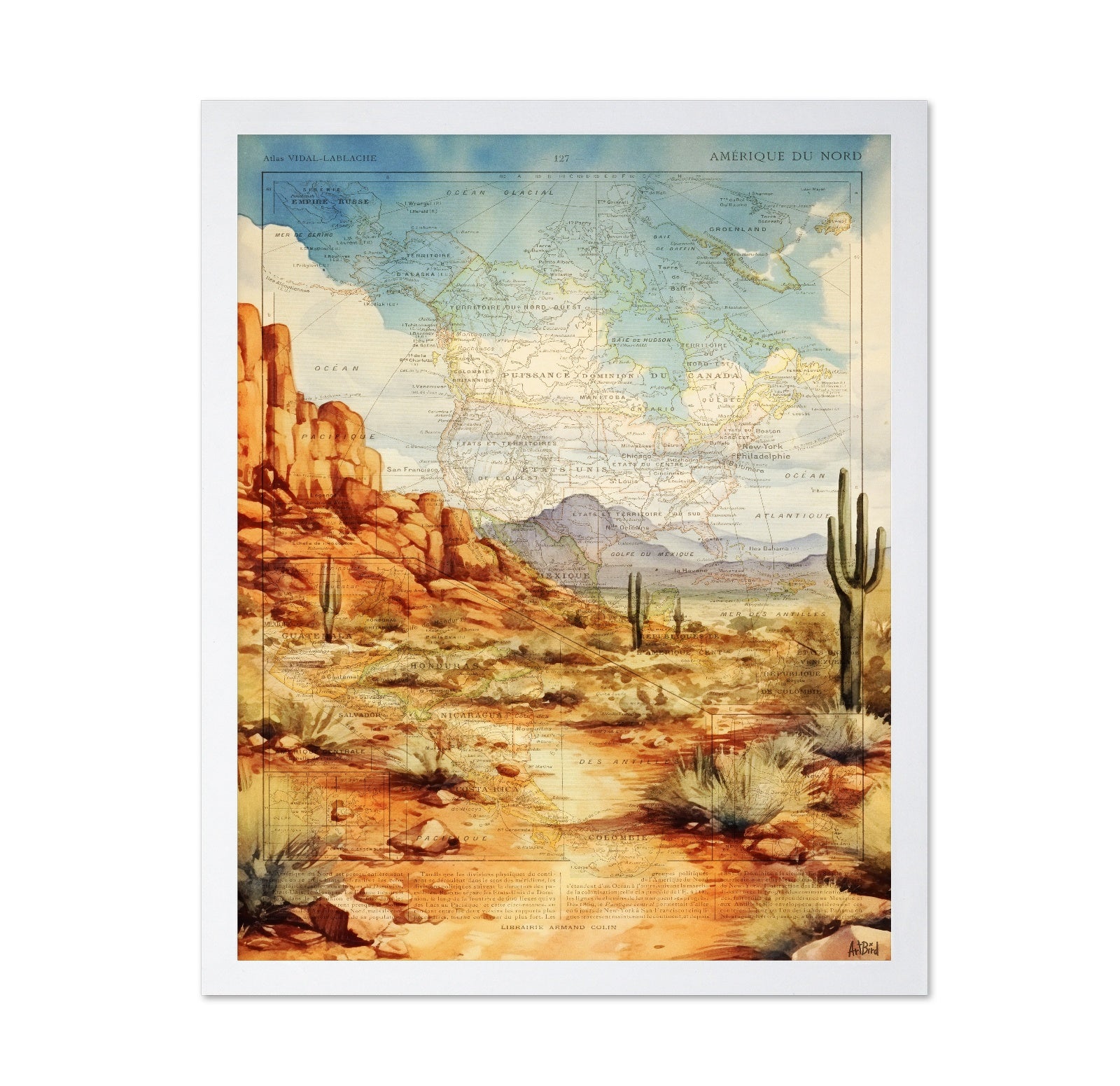 North America Desert Map