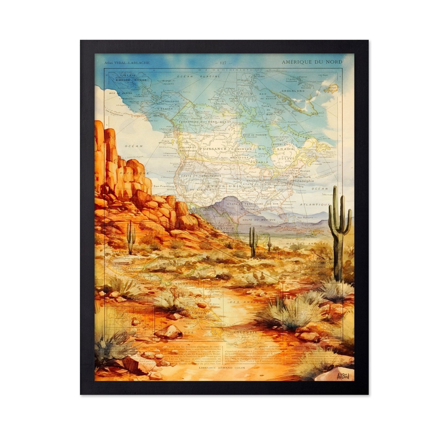 North America Desert Map