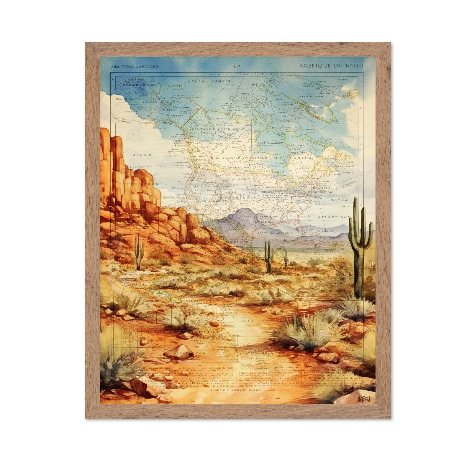 North America Desert Map