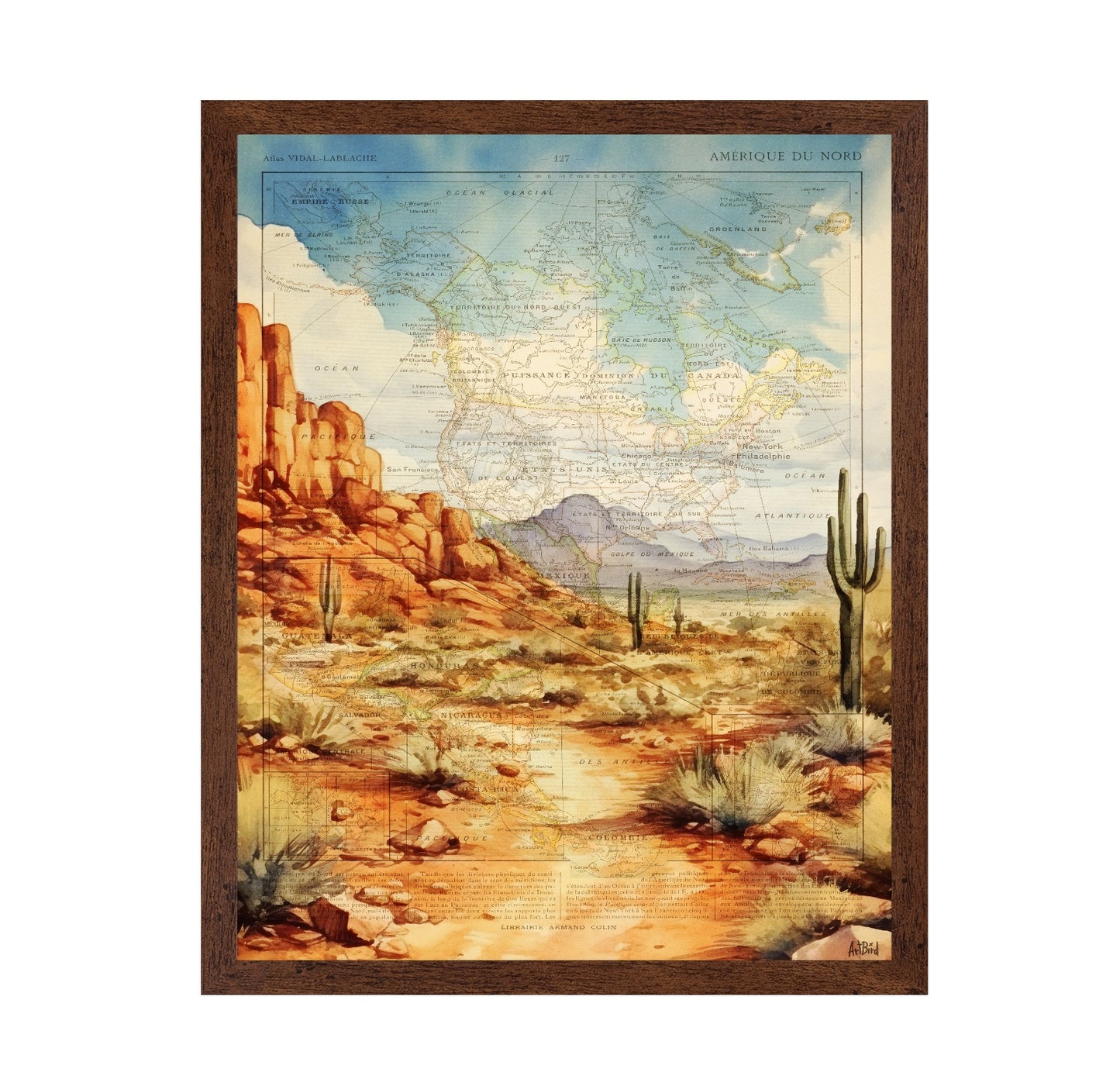 North America Desert Map