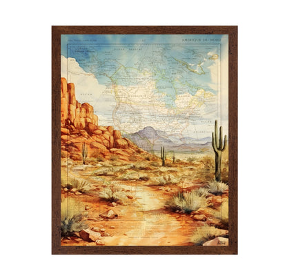 North America Desert Map