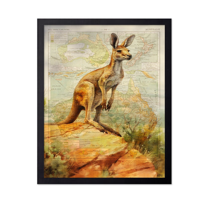 Australia Kangaroo Map