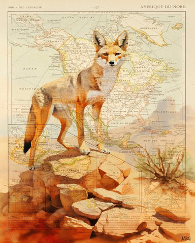 North America Fox Map
