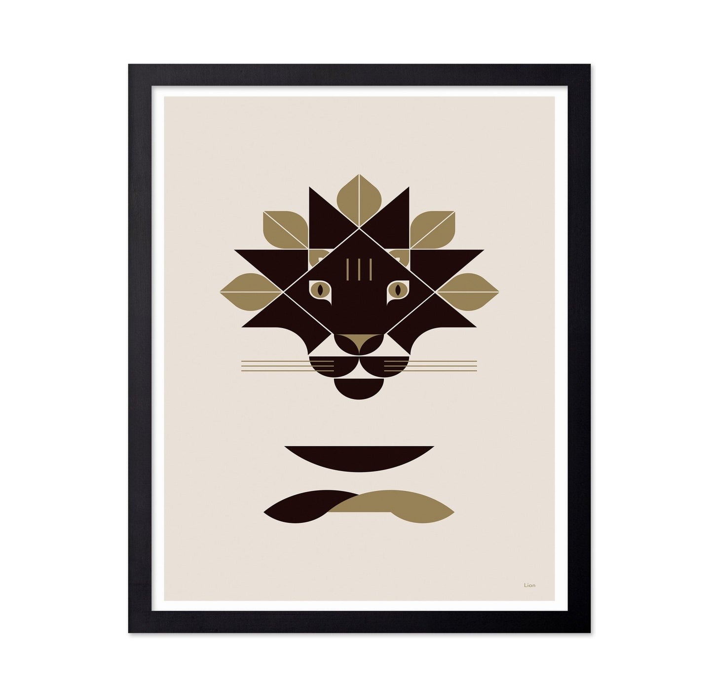 Minimal Lion Face