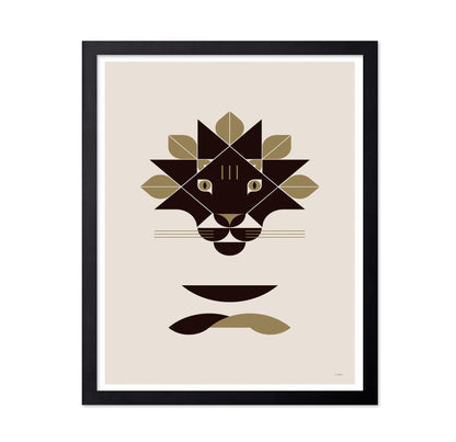 Minimal Lion Face