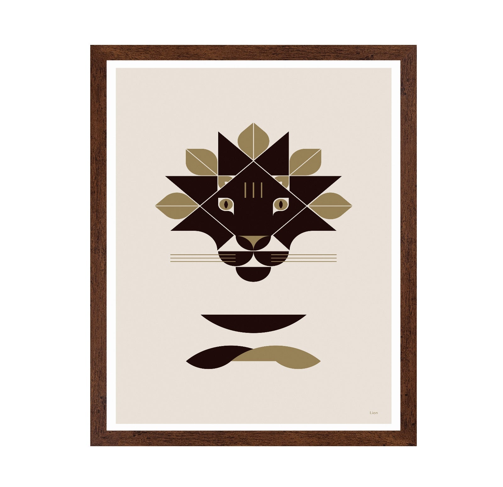Minimal Lion Face