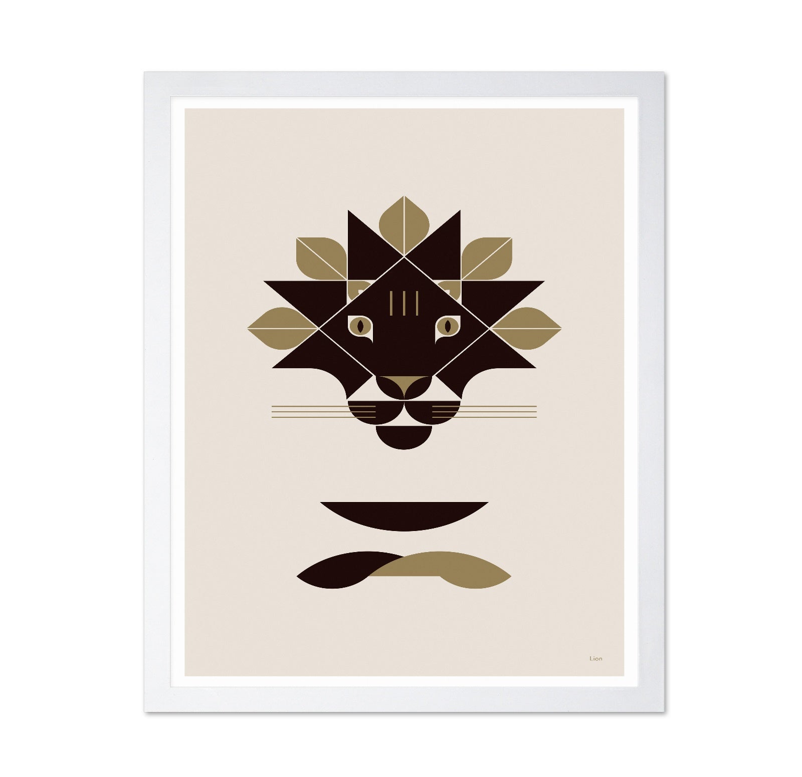 Minimal Lion Face