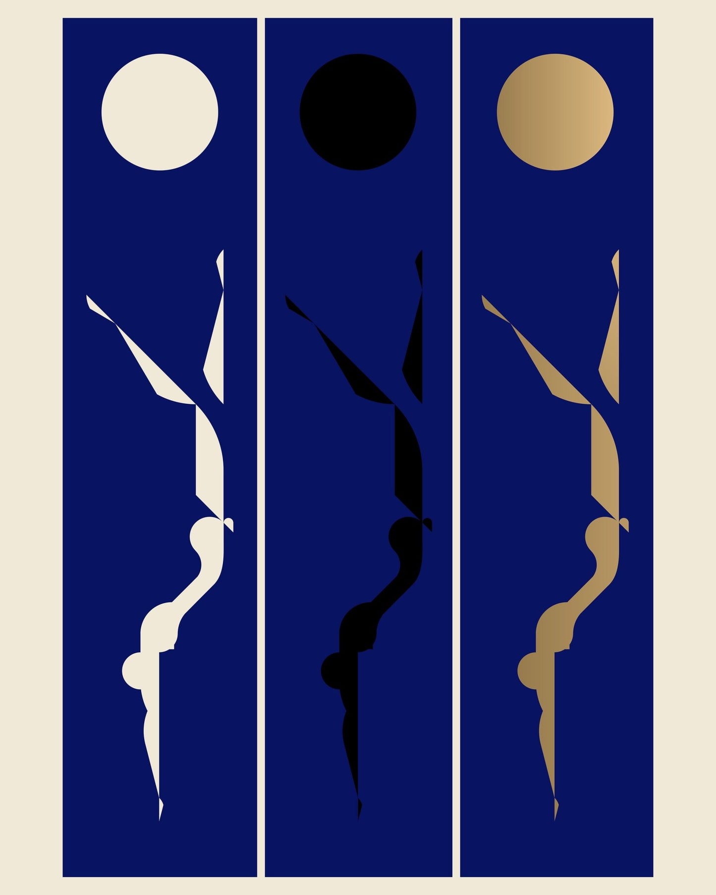 Minimal Dive Triptych
