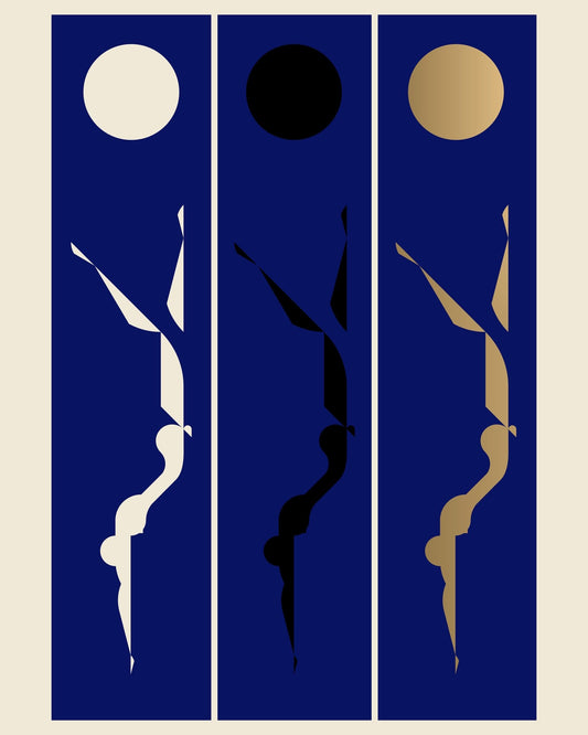 Minimal Dive Triptych