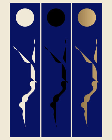 Minimal Dive Triptych