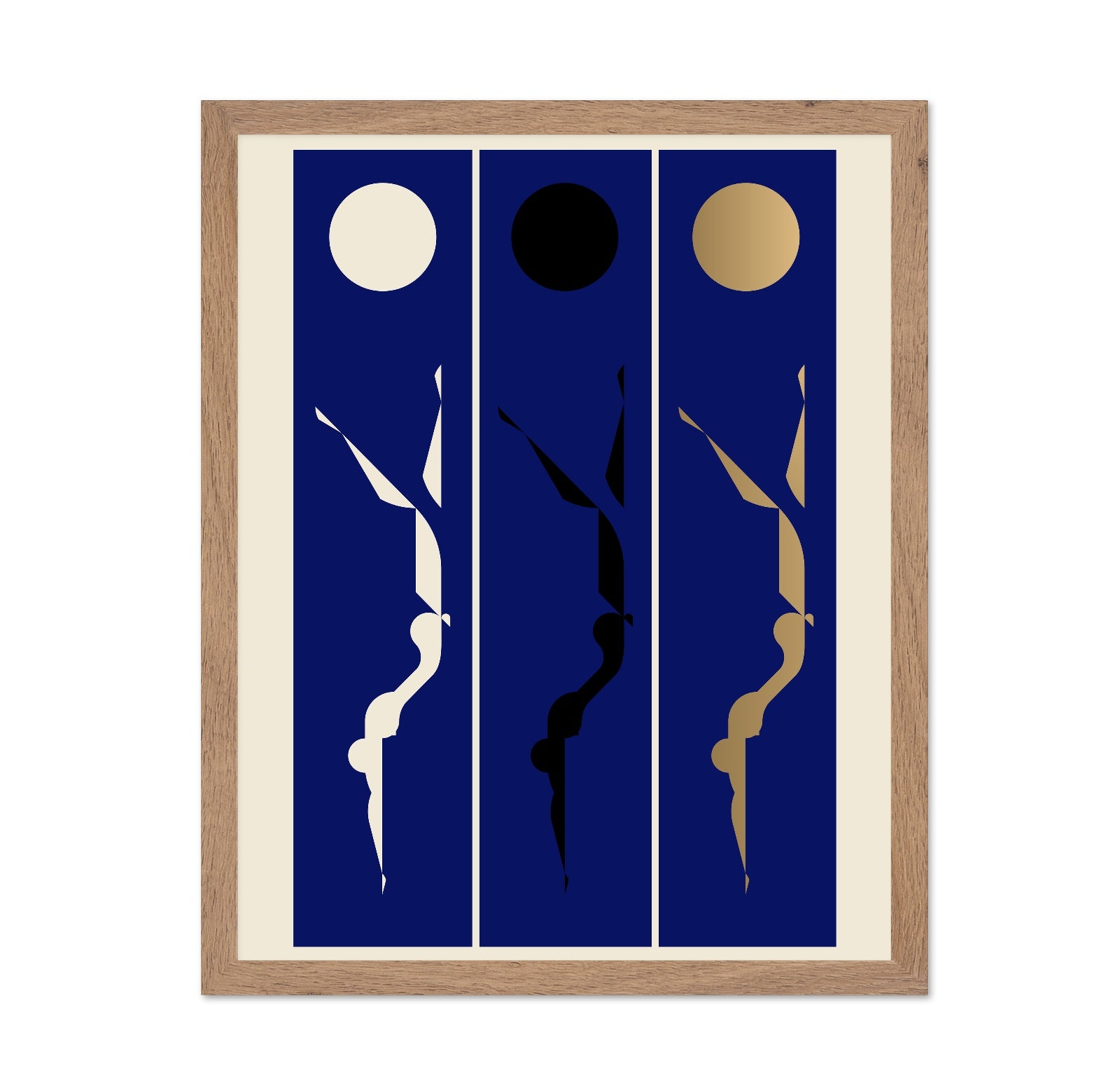 Minimal Dive Triptych