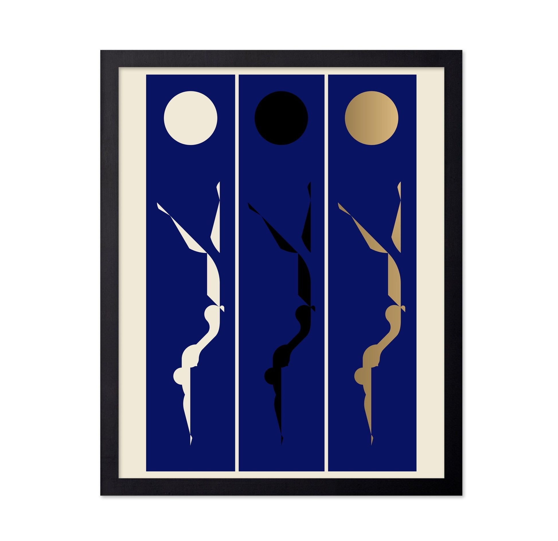 Minimal Dive Triptych