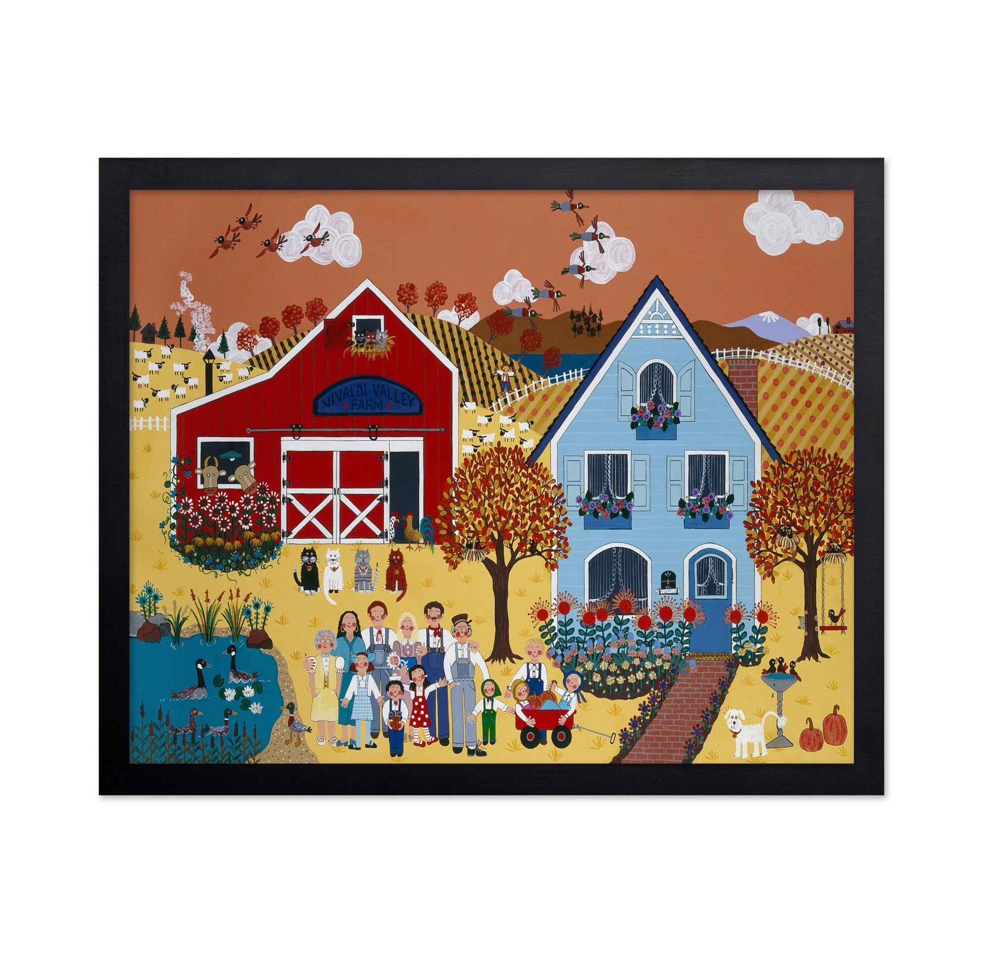 Autumn Farm Family