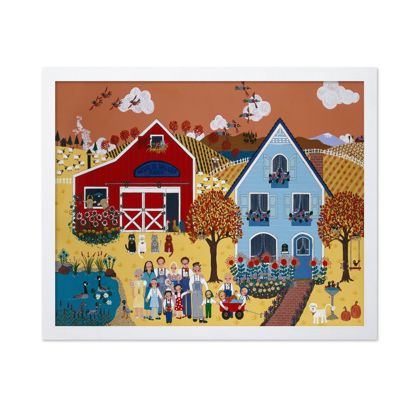 Autumn Farm Family