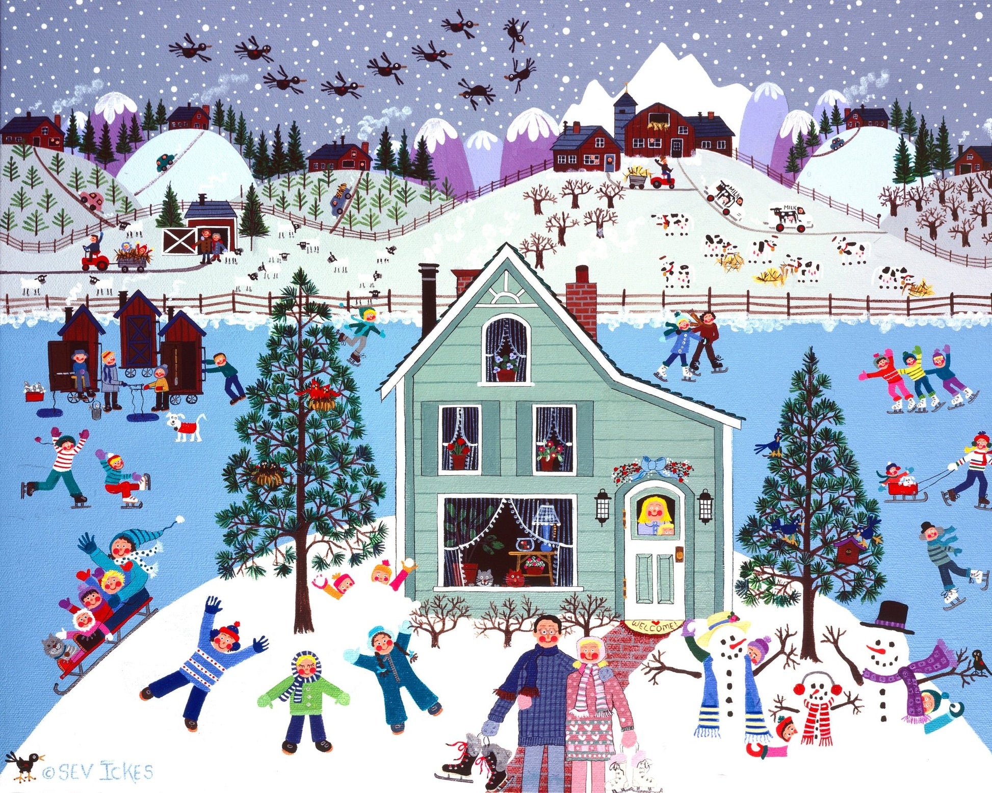 Winter Village Fun