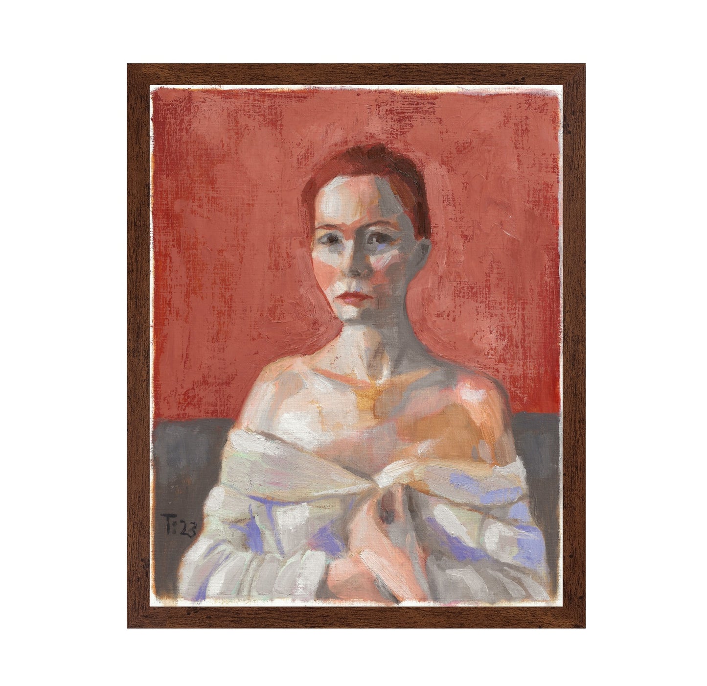 Red Backdrop Portrait