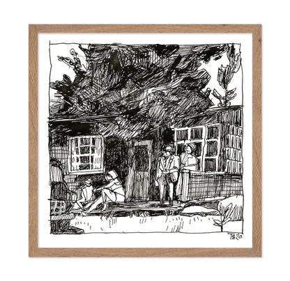 Urban Sketch Scene