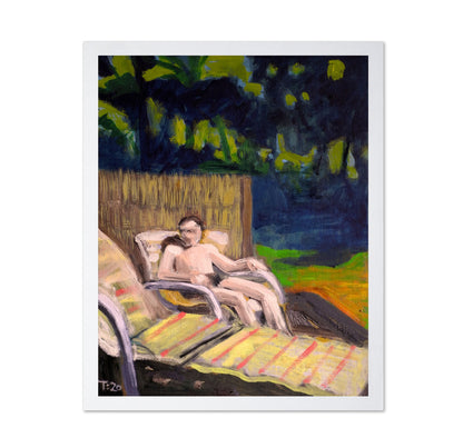 Man Relaxing Outdoors