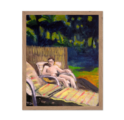 Man Relaxing Outdoors
