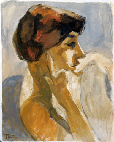 Woman Profile Thought