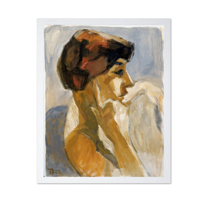 Woman Profile Thought
