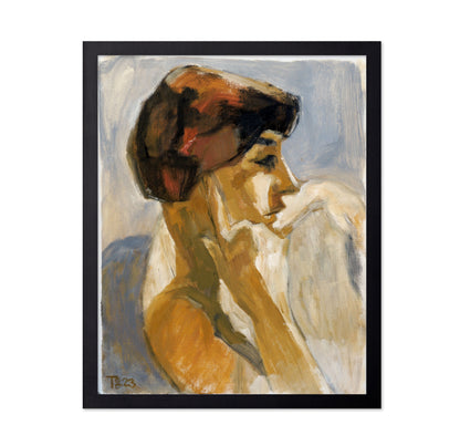 Woman Profile Thought