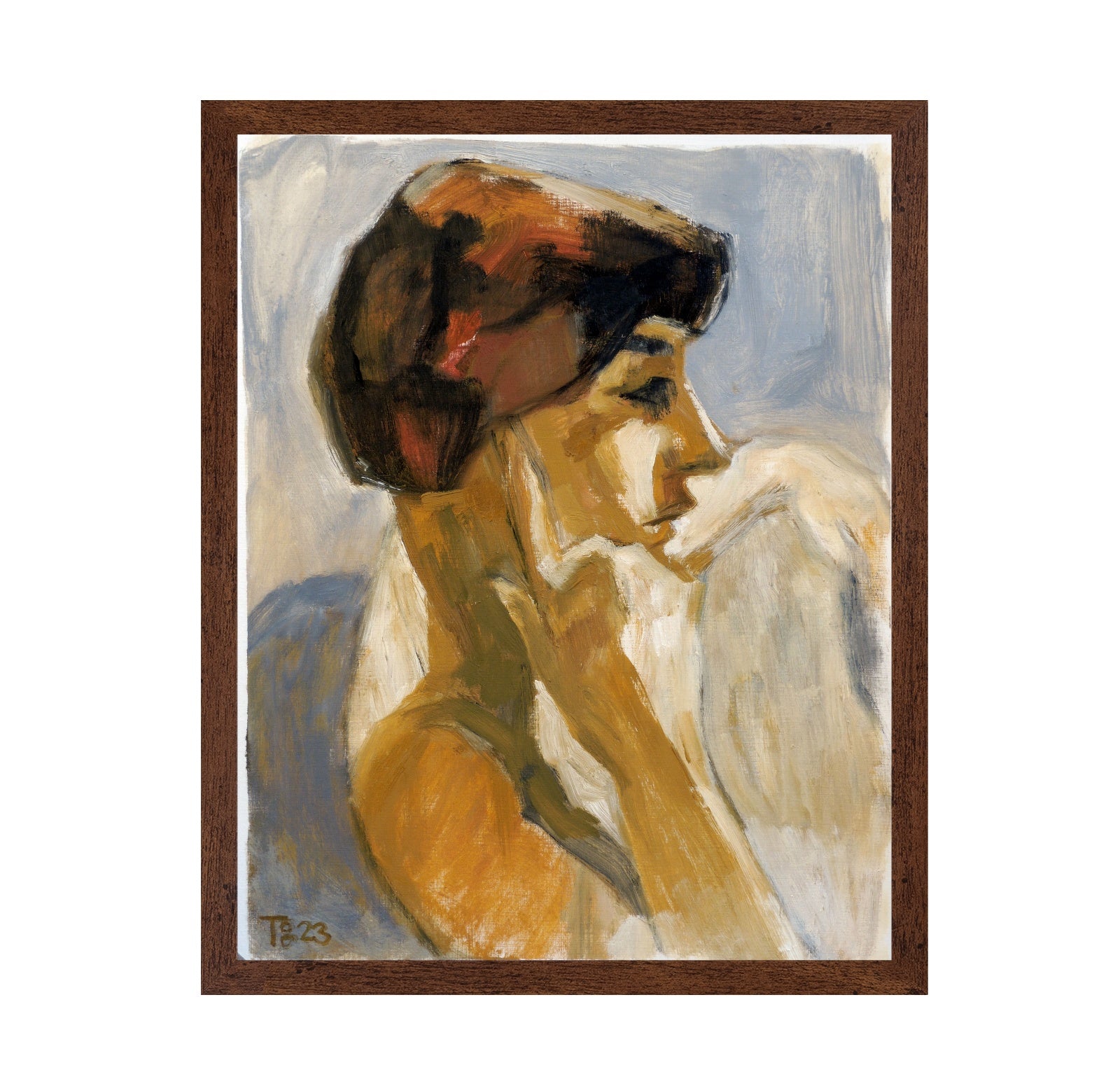 Woman Profile Thought