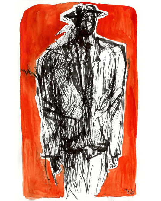 Man In Suit Sketch