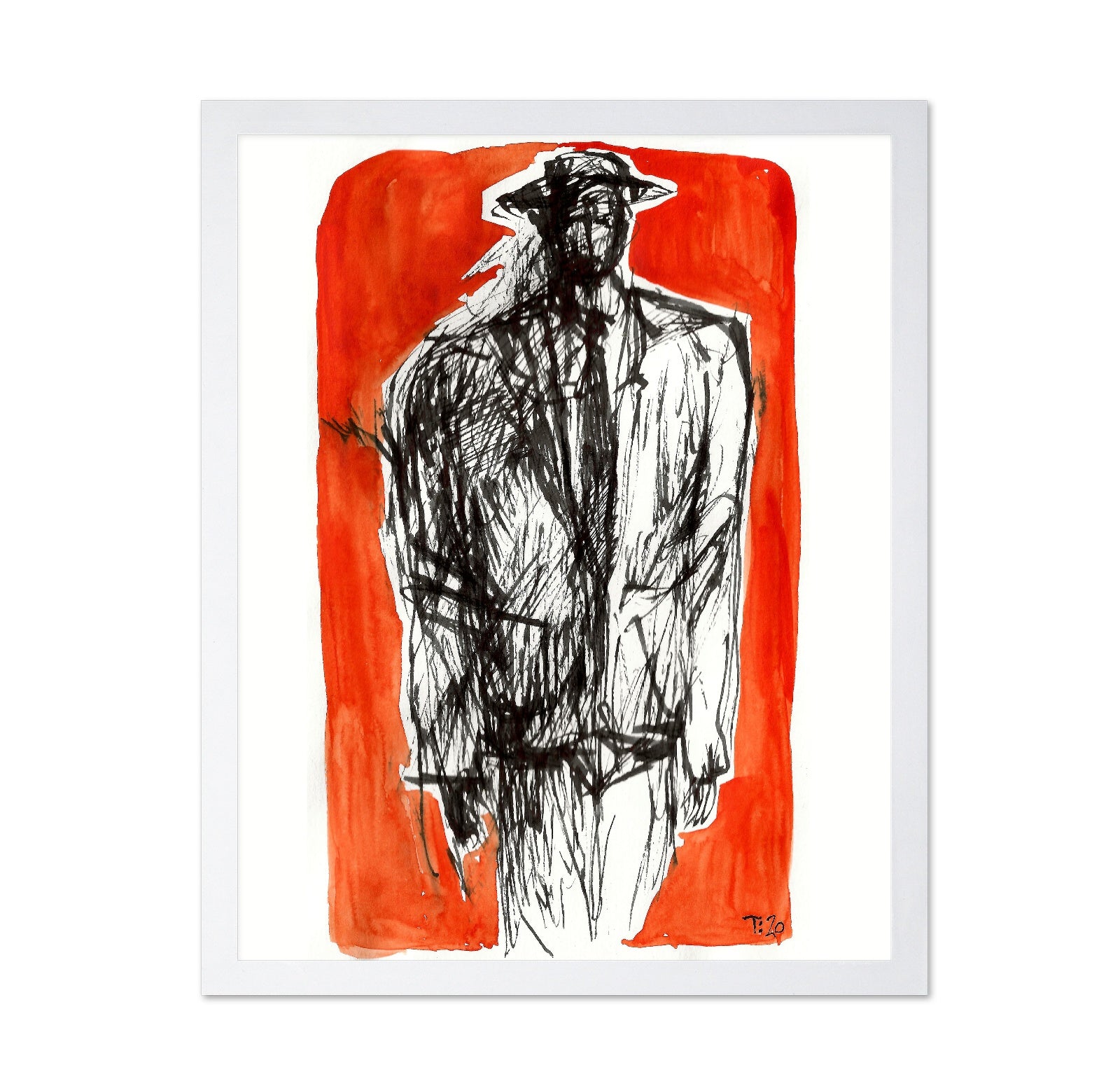 Man In Suit Sketch