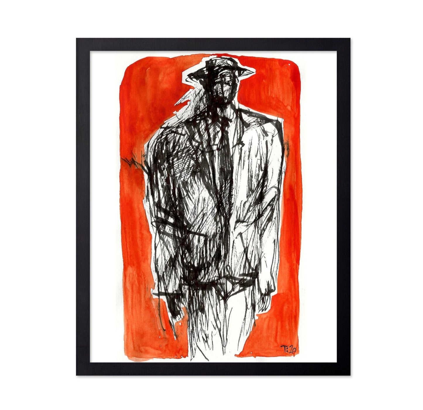 Man In Suit Sketch