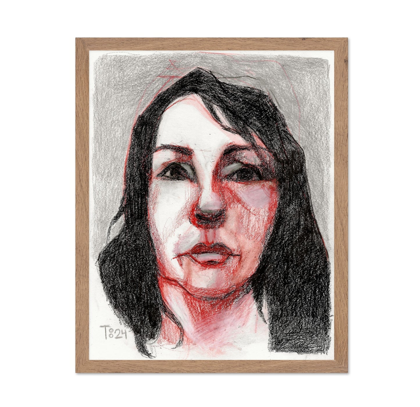 Red Shadow Portrait