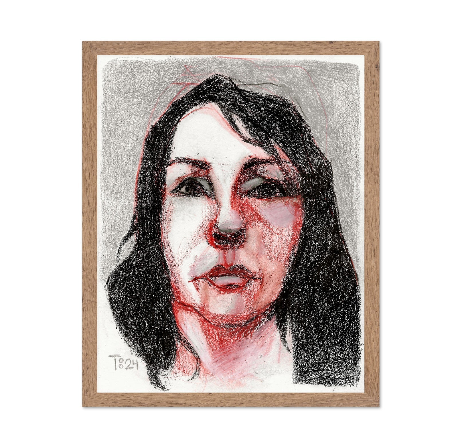 Red Shadow Portrait