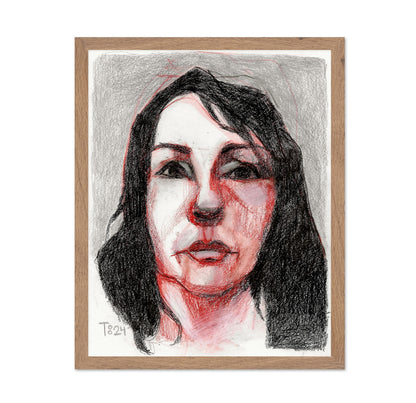 Red Shadow Portrait