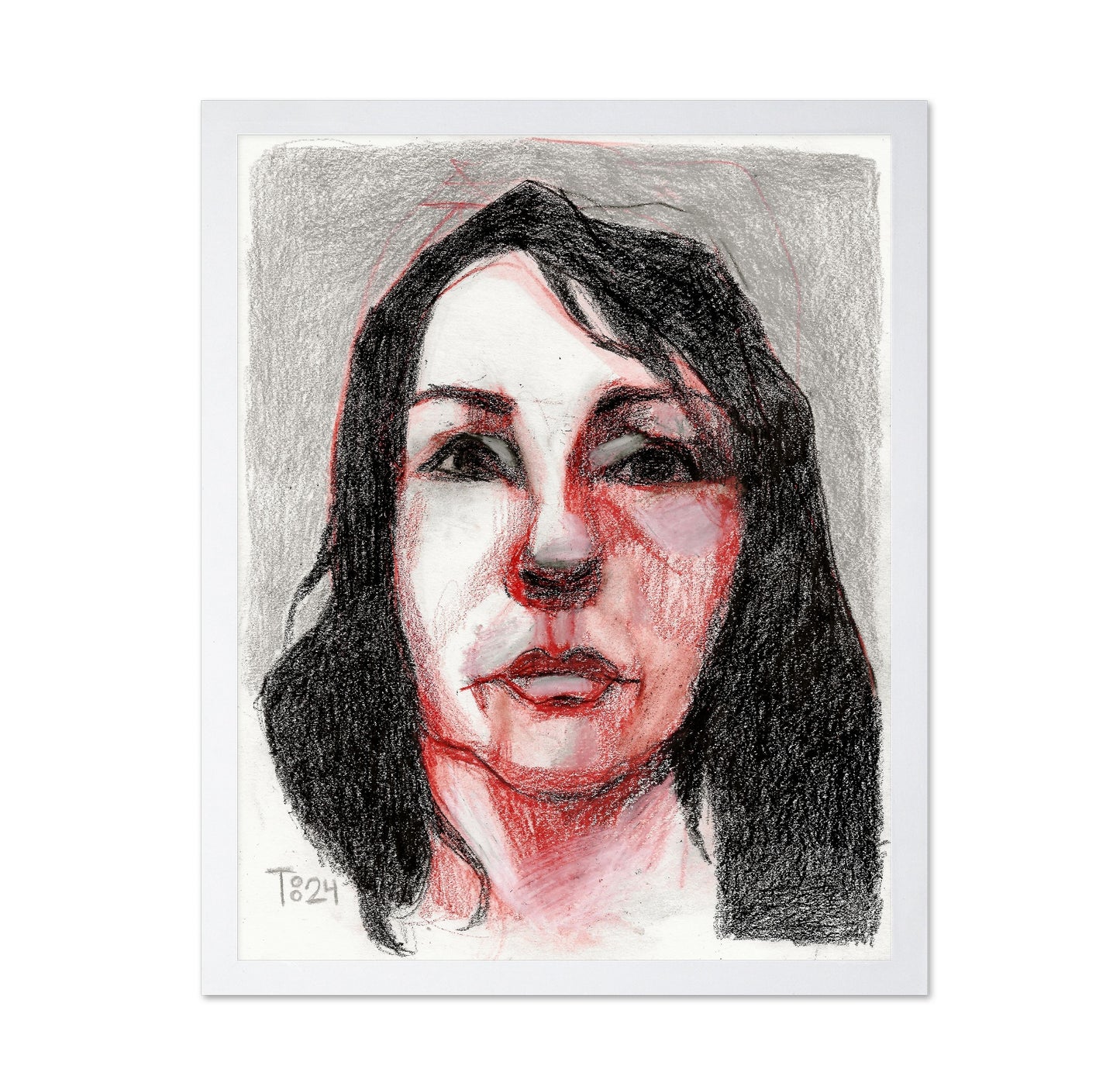 Red Shadow Portrait