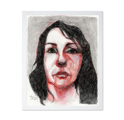 Red Shadow Portrait
