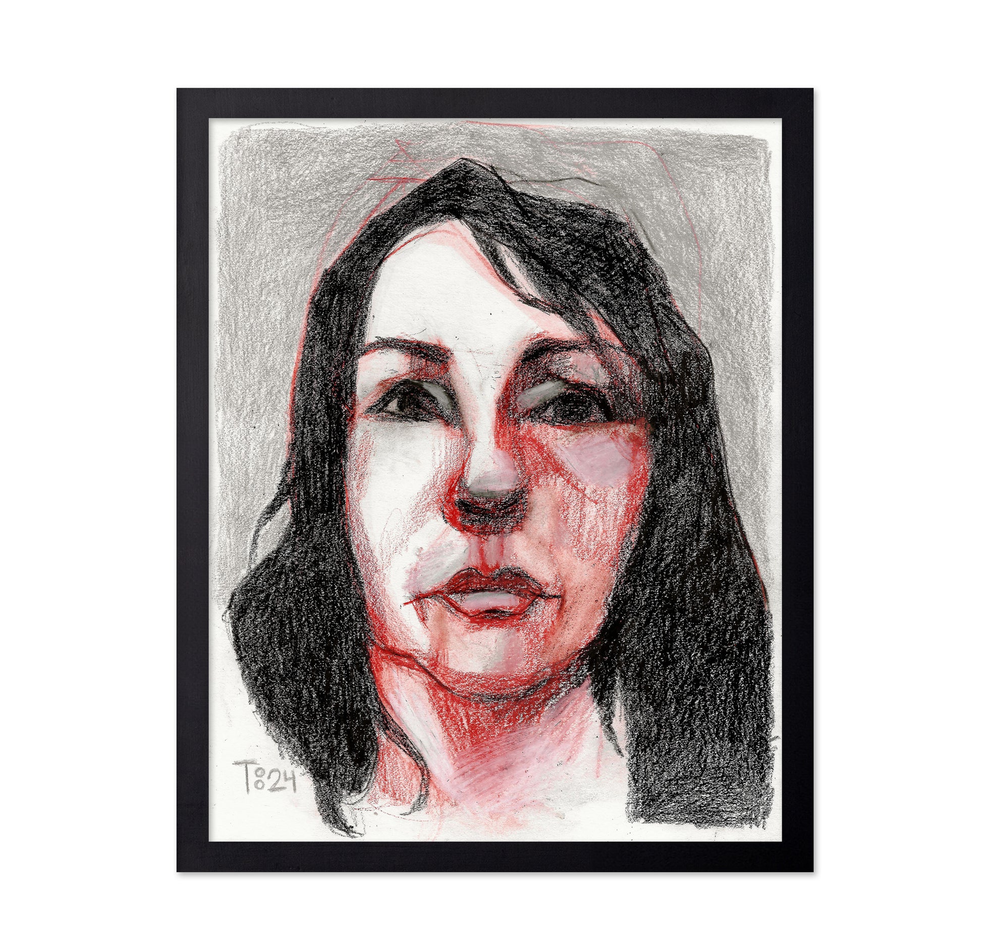 Red Shadow Portrait