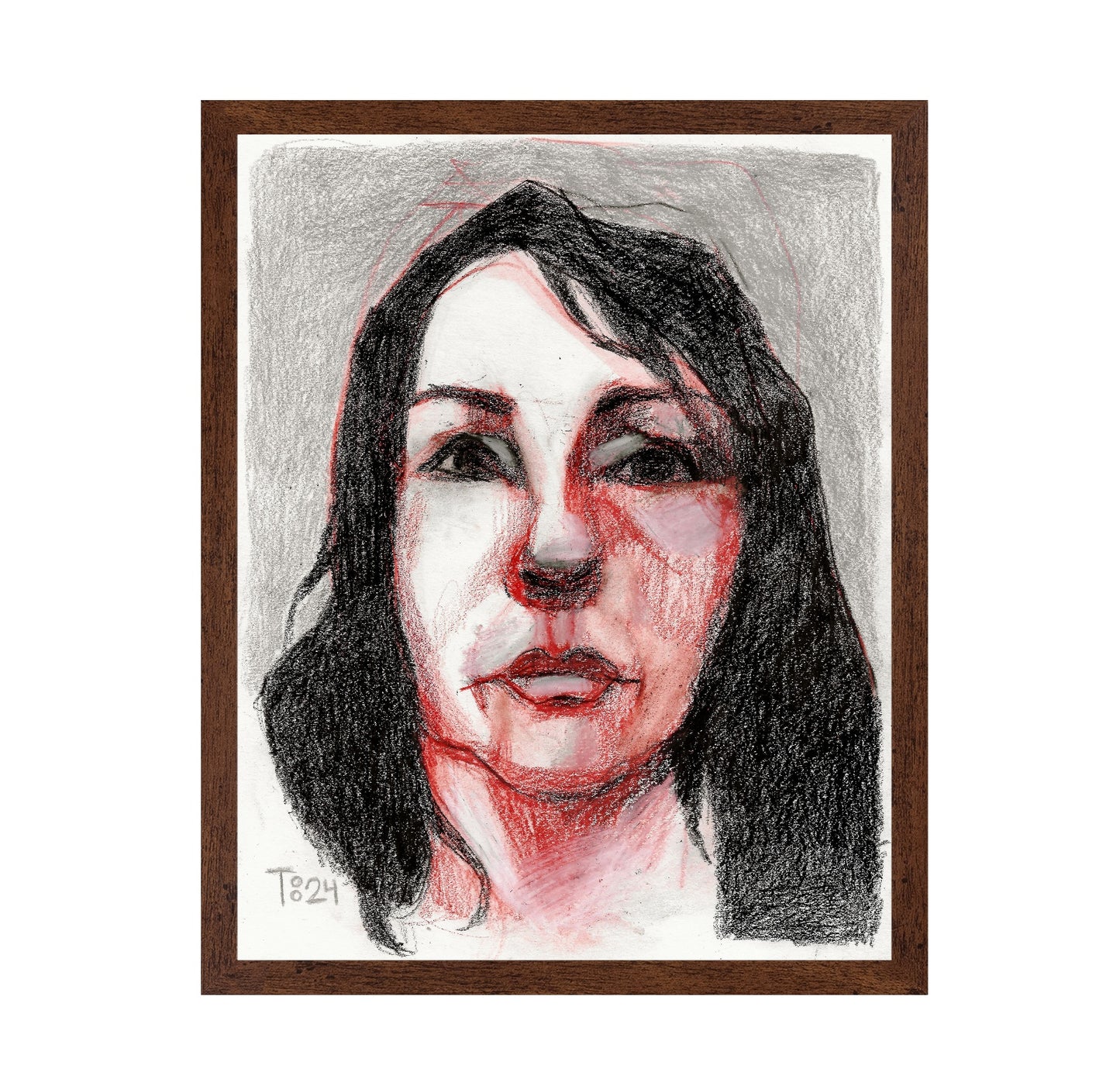 Red Shadow Portrait