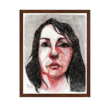 Red Shadow Portrait