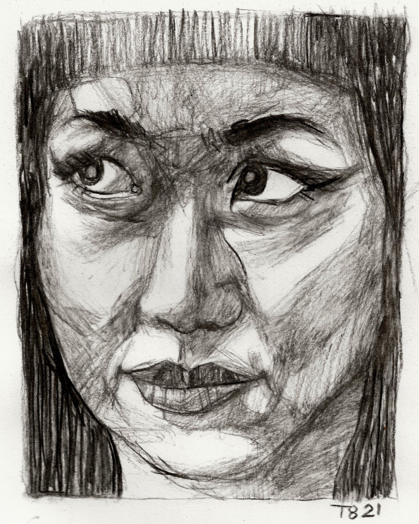 Frontal Face Sketch