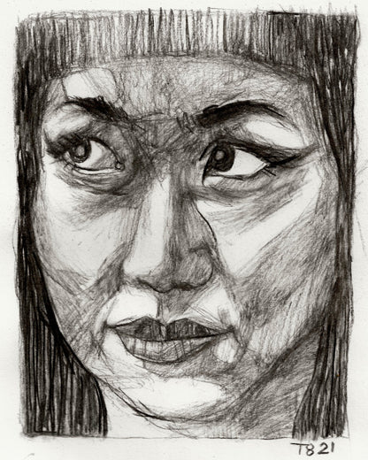 Frontal Face Sketch