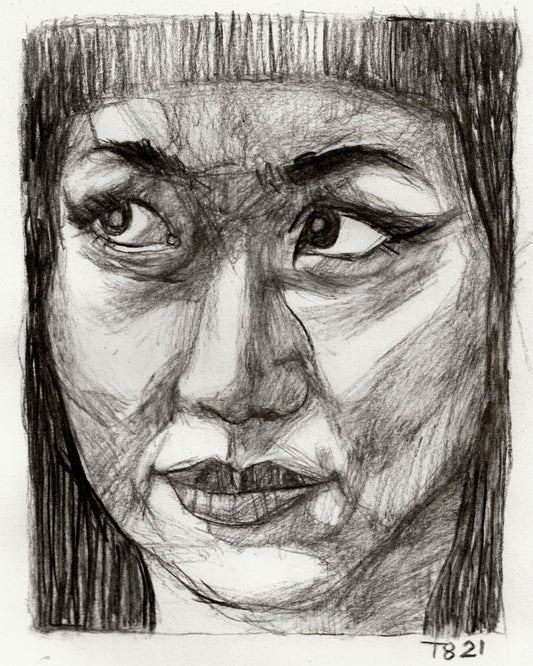 Frontal Face Sketch