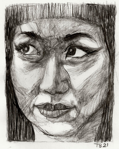 Frontal Face Sketch